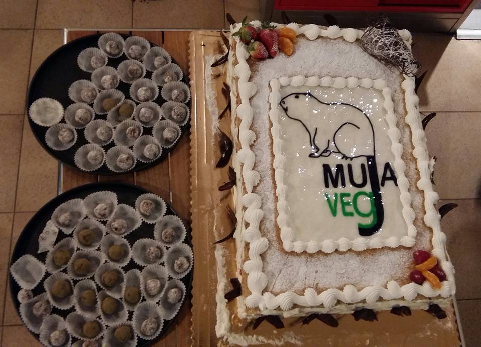 Dinner pie MujaVeg Financing Vegan Festival Muggia